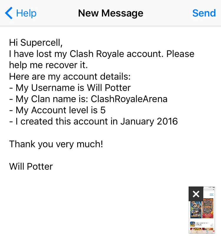 free clash of clans account email and password