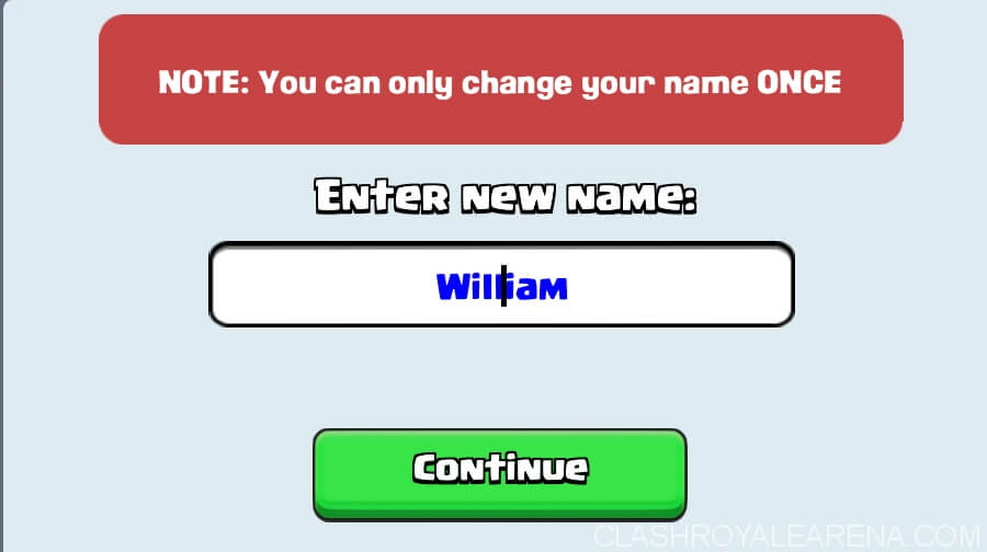 how to get gold name in clash royale