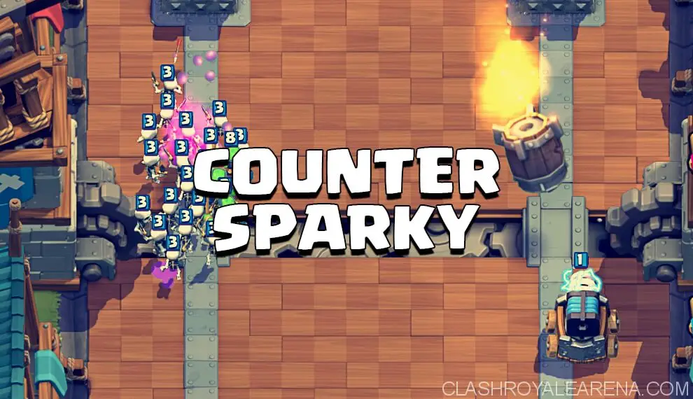 counter sparky in Clash Royale