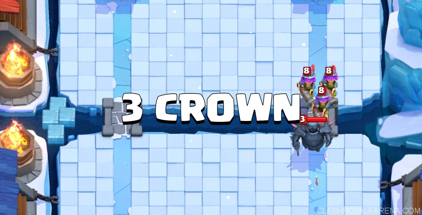 3 crown deck clash royale