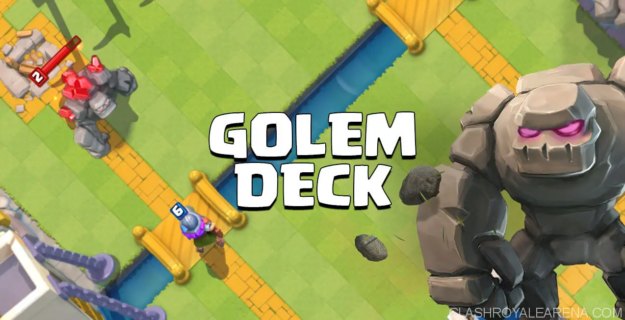 1 BEST GOLEM DECK in CLASH ROYALE! 