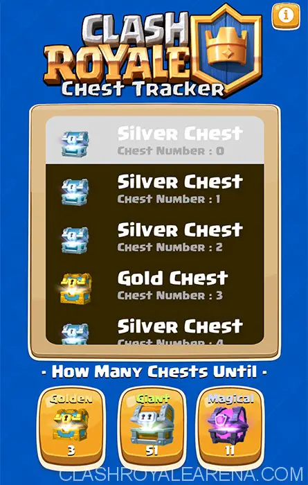 list of chests in clash royale