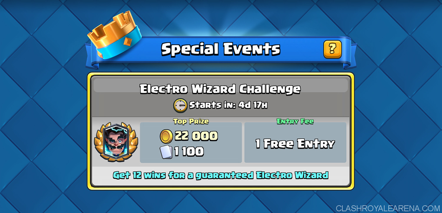Clash Royale Electro Wizard Challenge