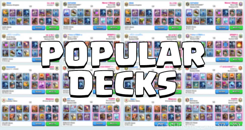 Most Popular Decks in the Current Meta
