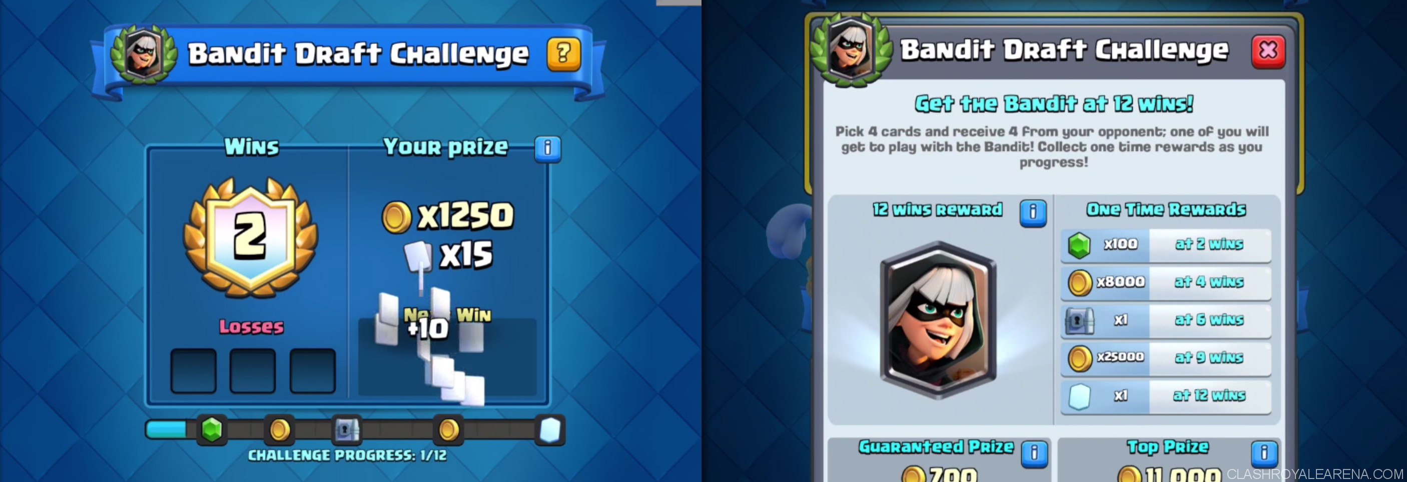 Clash Royale Bandit Draft Challenge