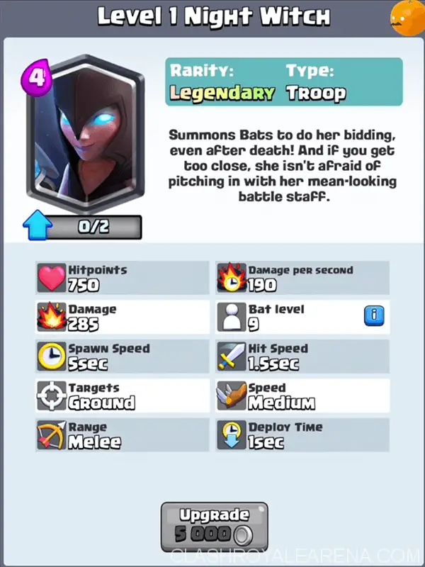 Clash Royale Night Witch