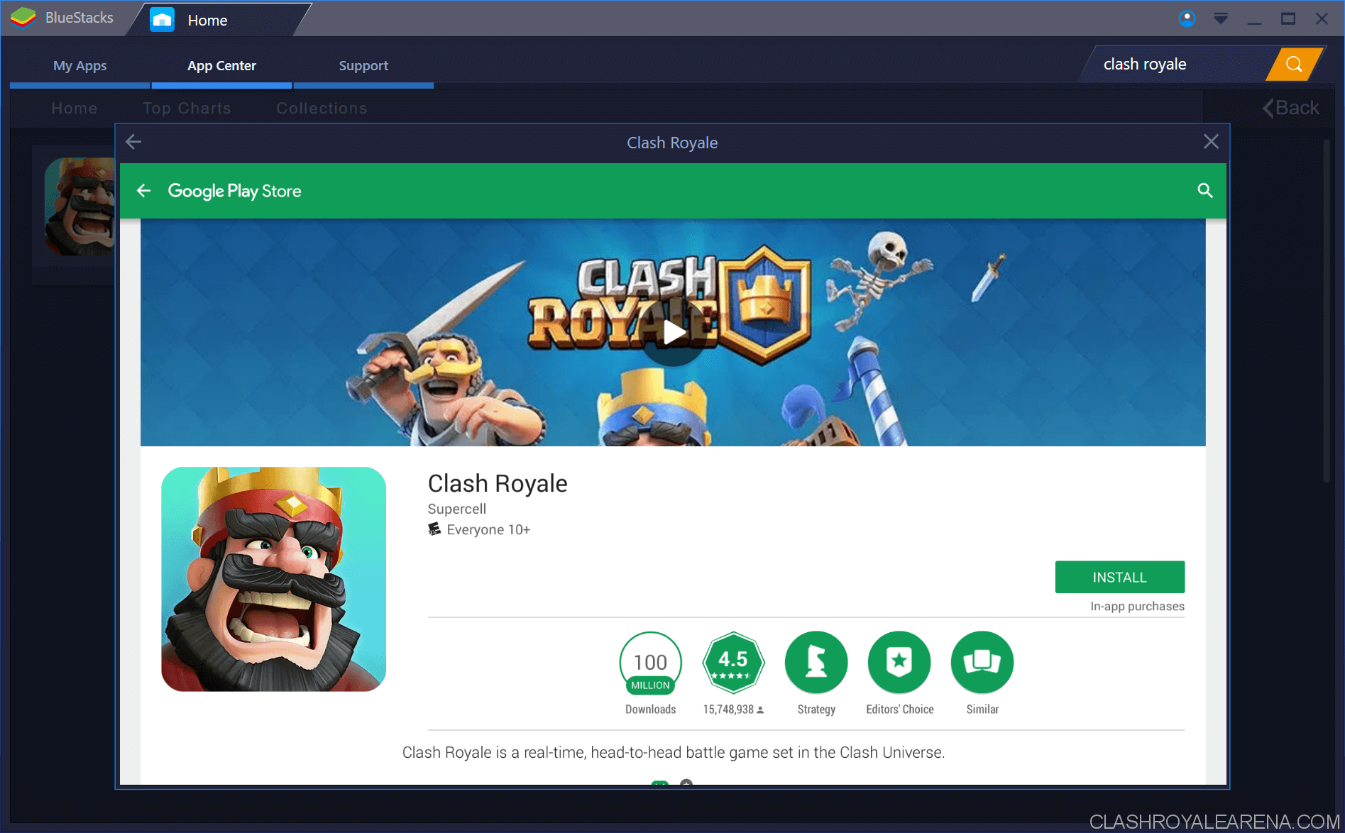 free download clash royale stats