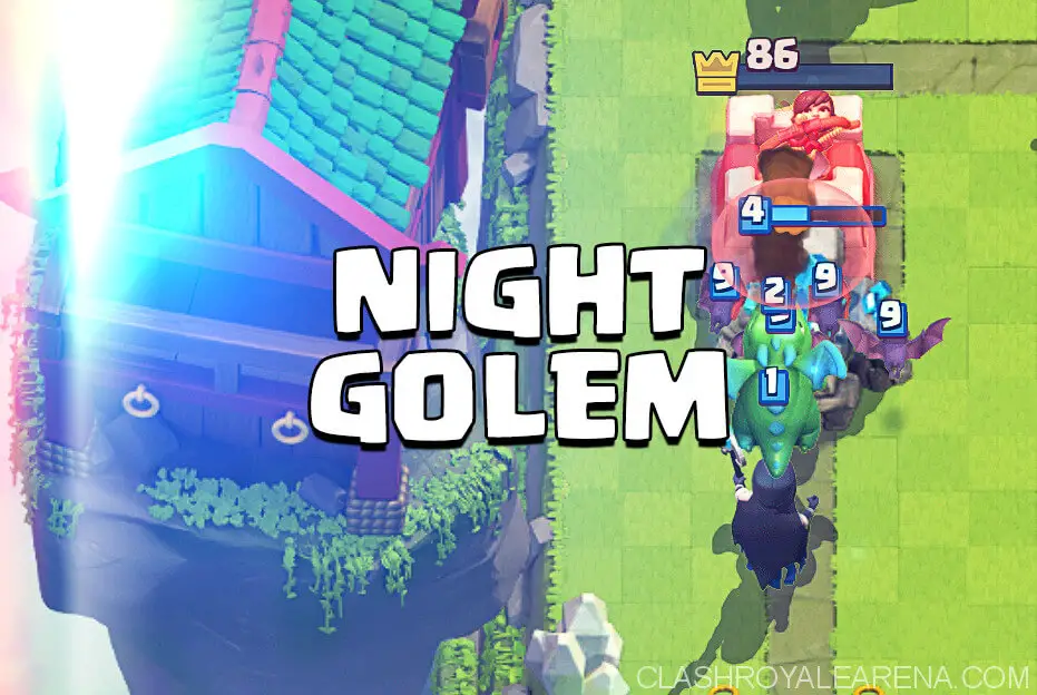 clash royale arena 11 golem deck