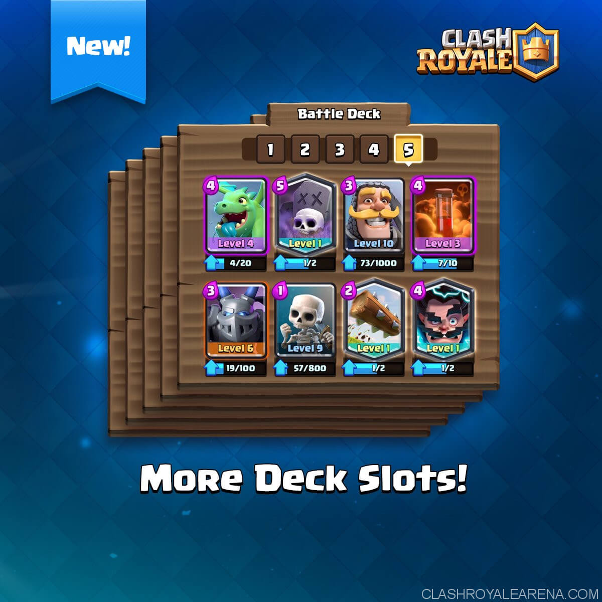 more deck slots clash royale