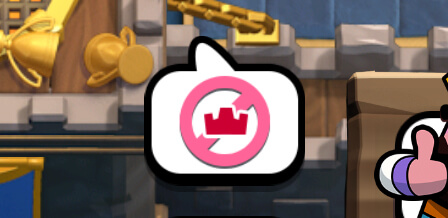 mute button clash royale