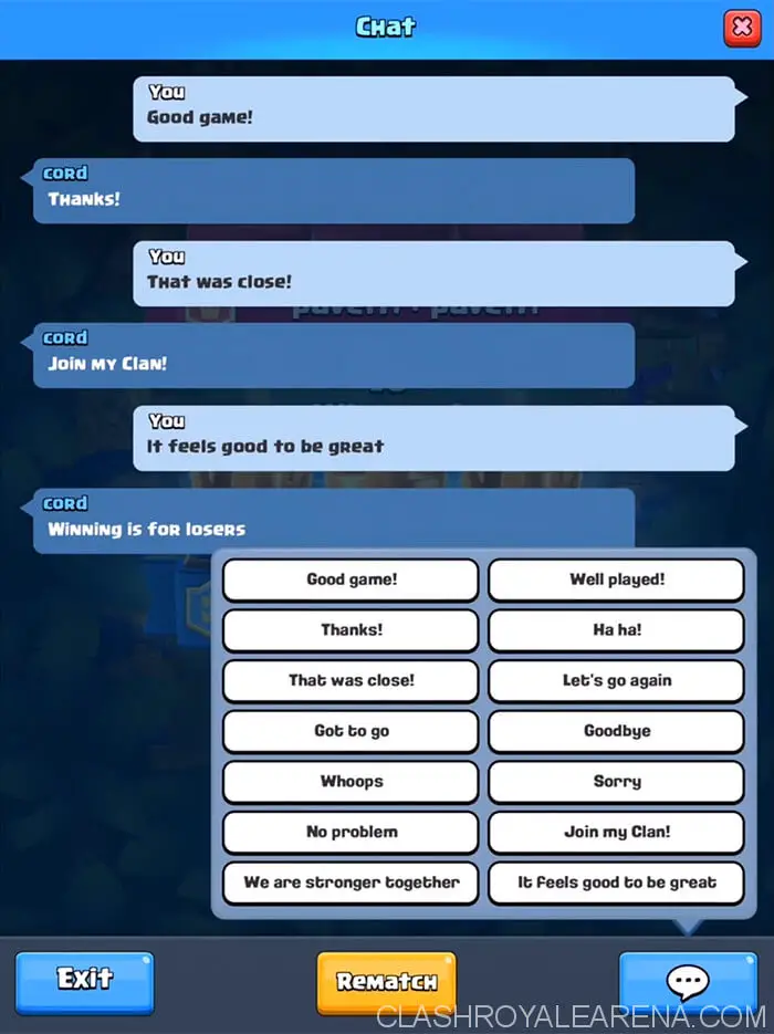 new 2v2 chat emotes