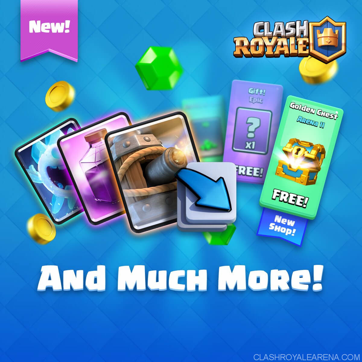 clash royale card shop cycle