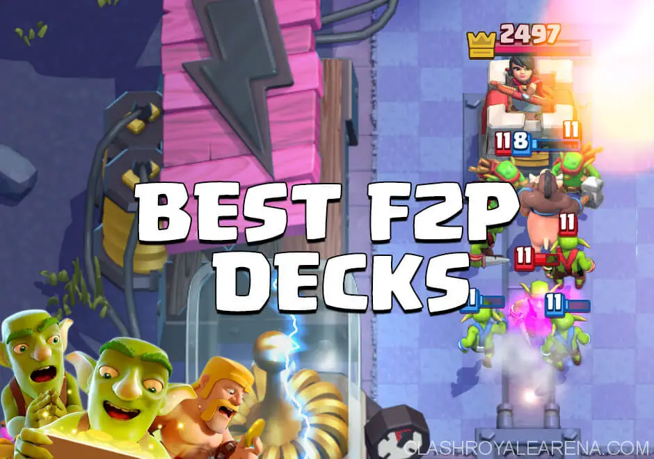 Clash Royale Arena Decks Best Decks In Arena 2017 January