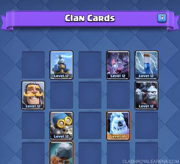 RoyaleAPI on X: Here are the 12 decks you will get in Clan Wars