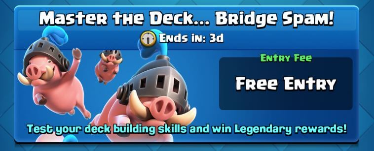 Master the Deck... Bridge Spam Challenge