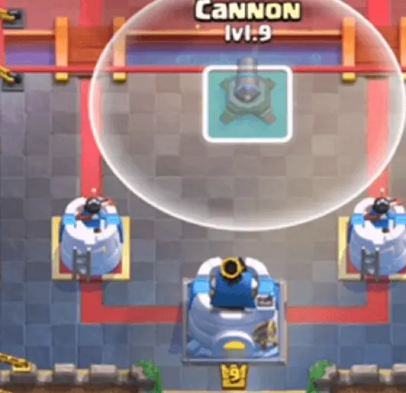 cannon 0-3 placement