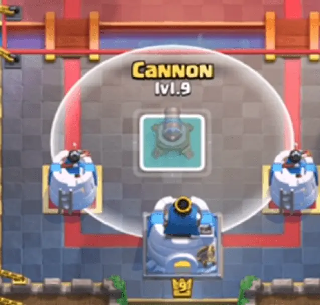 cannon placement