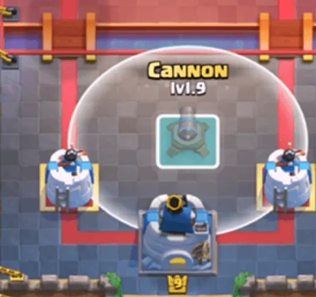 cannon placement