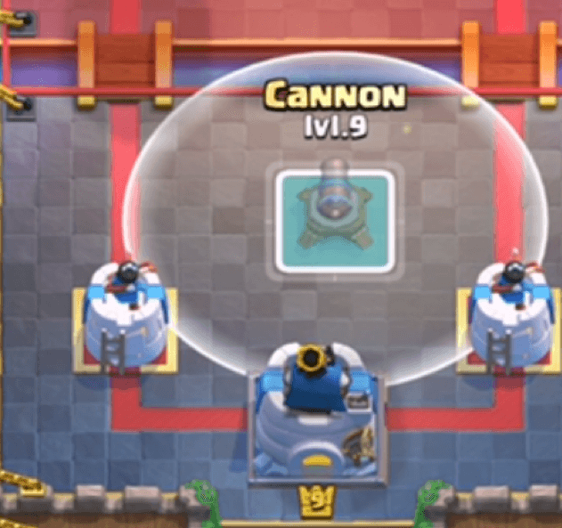cannon placement