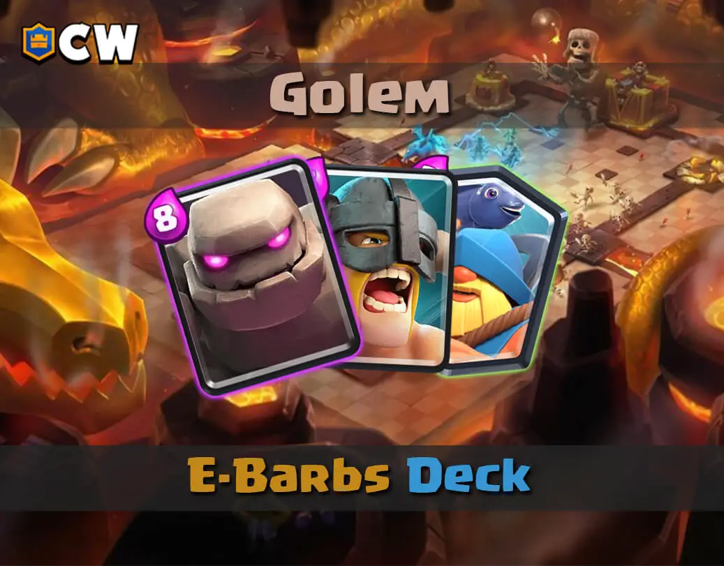 BEST GOLEM DECK in CLASH ROYALE! 