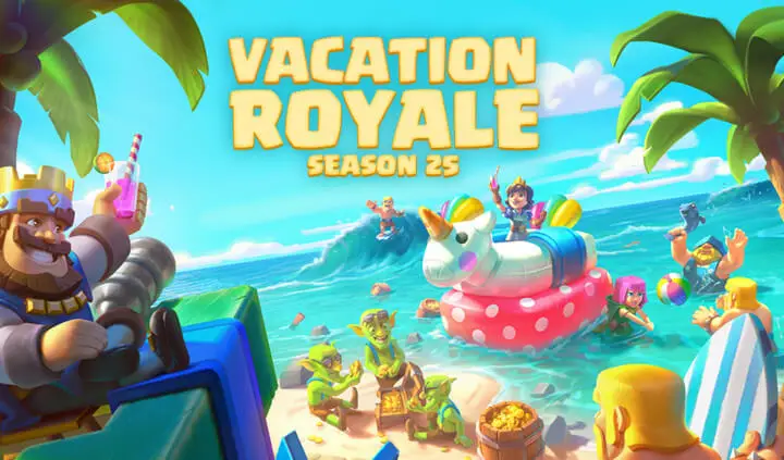 Clash Royale - Time to hit the beach! 😎 🍹 🌴 🏄