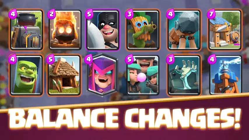Aarde Barry Traditioneel Balance Changes December 2021 | Clash Royale Guides