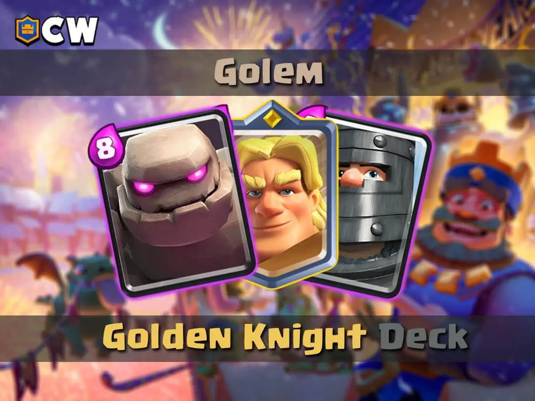 1 BEST GOLEM DECK in CLASH ROYALE! 